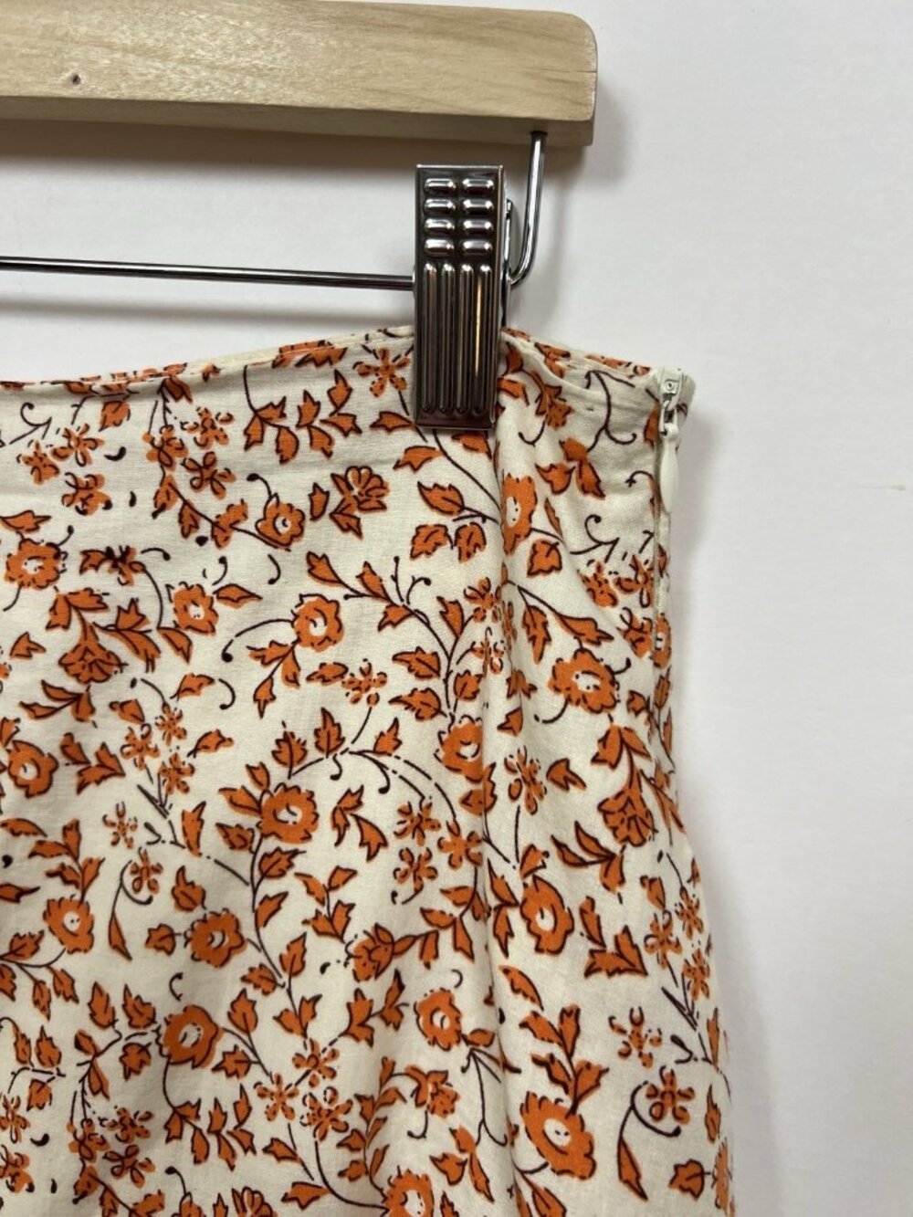 Anthropologie Luna Moon Tiered Boho Peasant Maxi Skirt Size L Large Floral - Picture 6 of 6